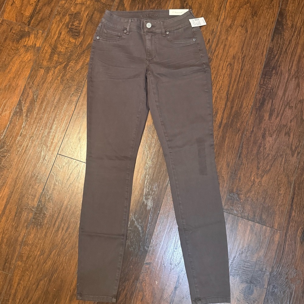 Maurices Women's Jegging Denim Flex Mid Rise XS Regular GRAY NWT Spring Summer